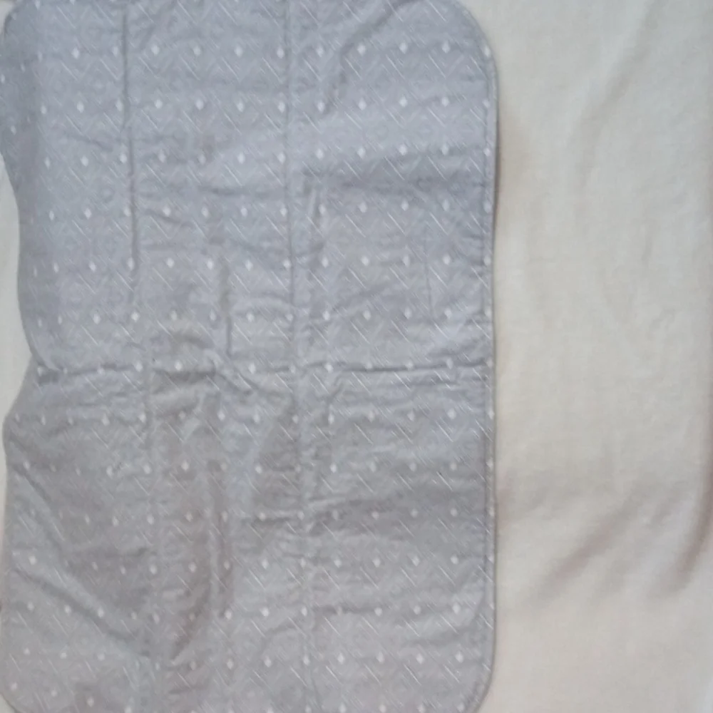 Mimi's Burpee's Gray Zebra Baby Burp Cloth